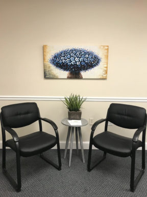 waiting area for drug and alcohol addiction treatment