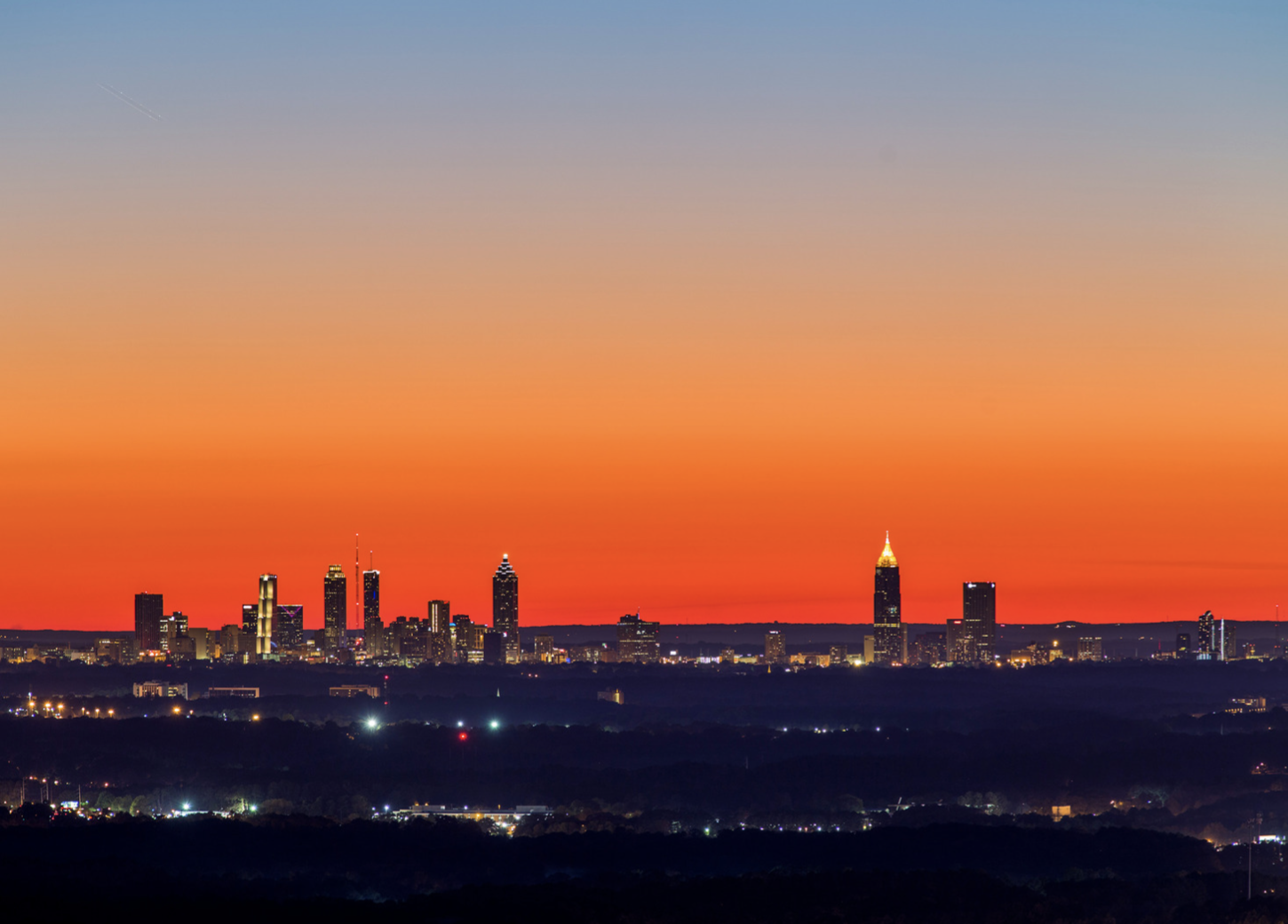Atlanta skyline North Georgia
